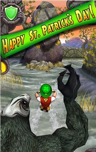 《神庙逃亡2》iOS版本更新:增加爱尔兰节日元