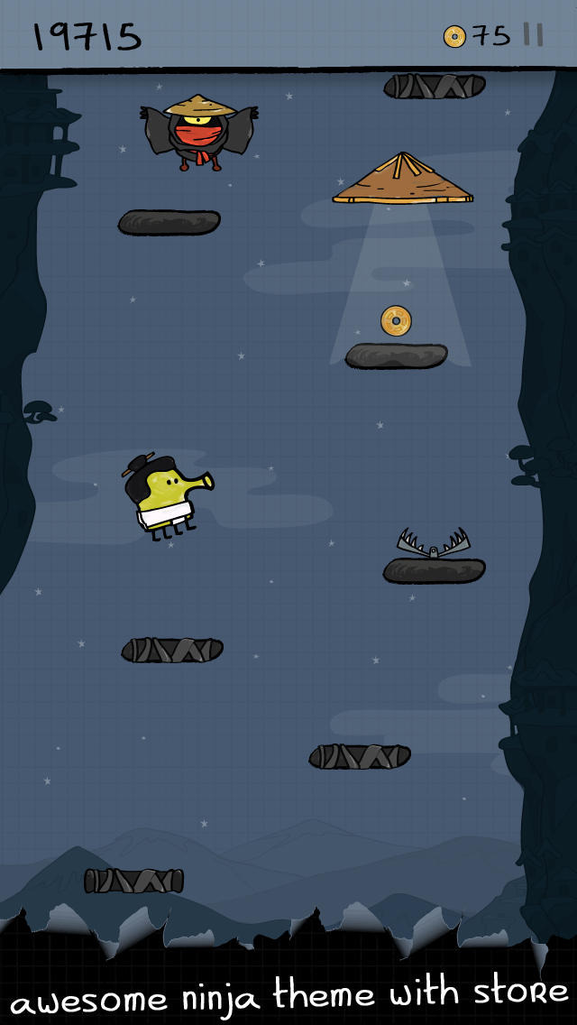 涂鸦跳跃 doodle jump - be warned: insanely addictive!