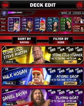 WWE 明星卡牌截图1