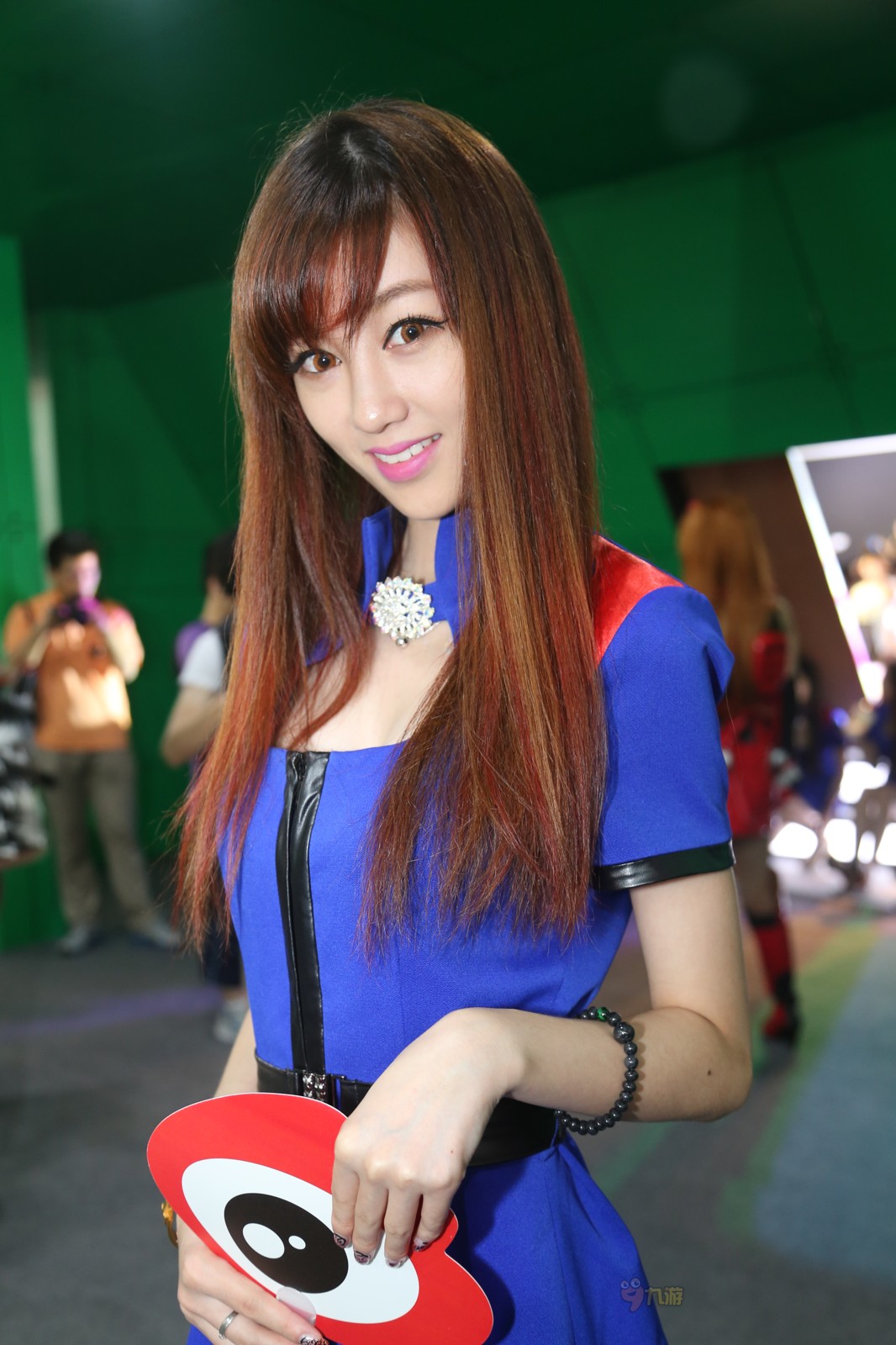 波"蓝"壮阔,chinajoy2014新浪展台showgirl合集