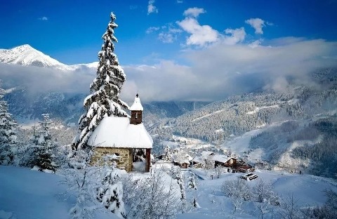 冬季雪景拼圖截圖