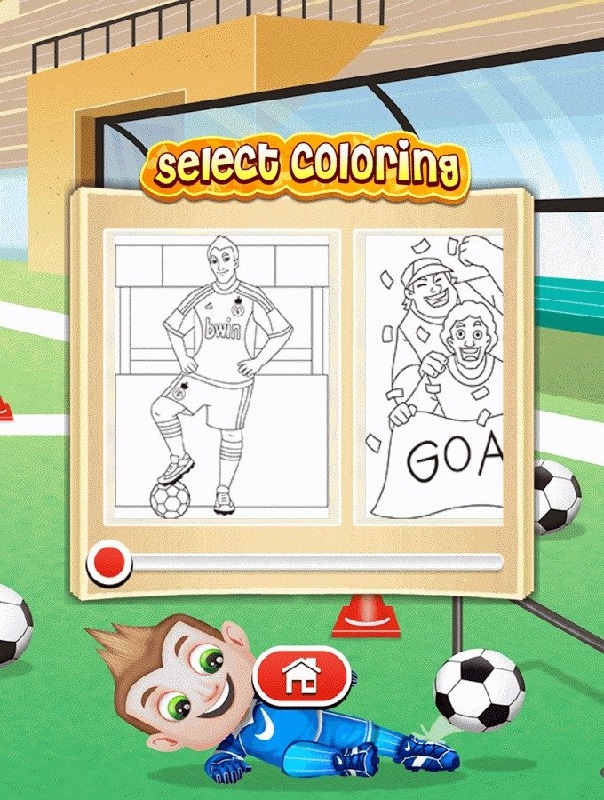 足球：孩子的色彩游戏截图4