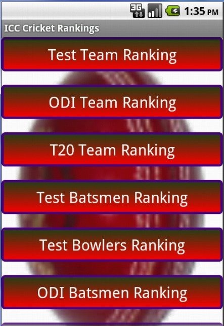 ICC板球排名截图2
