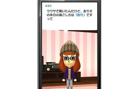 任天堂手游《Miitomo》来年3月上架