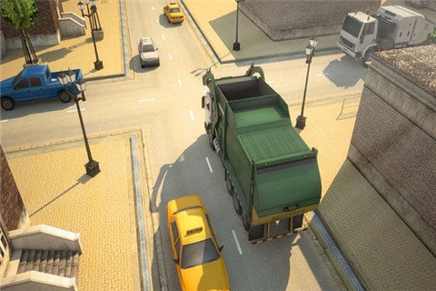 垃圾卡车停车场3D截图3