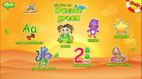 Kids PUZZLE GREEN截圖