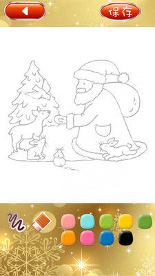 豆芝麻圣诞画截图2