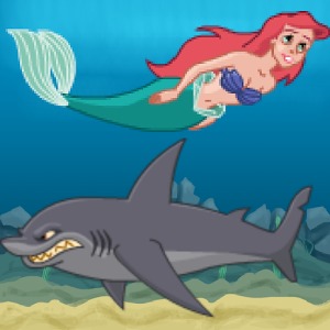 美人鱼鲨鱼攻击