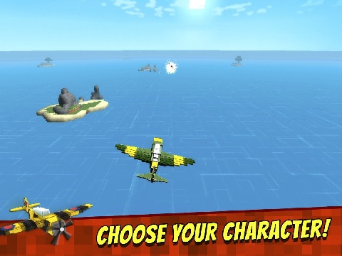 像素飞行 MC Airplane Racing Games截图5