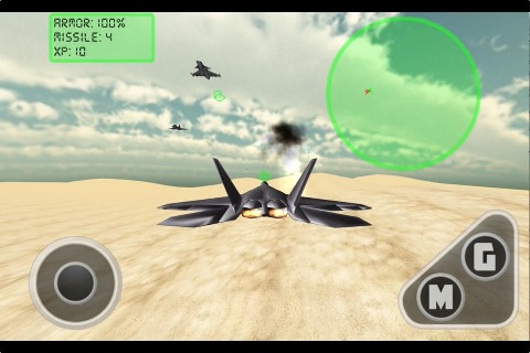 沙漠飓风：F22战斗机截图