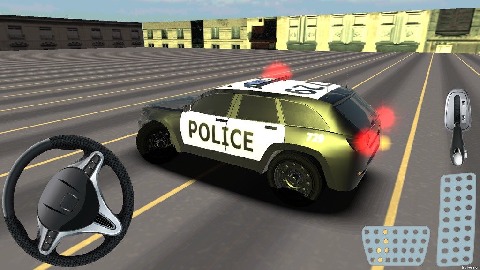 警車停車3D截圖4