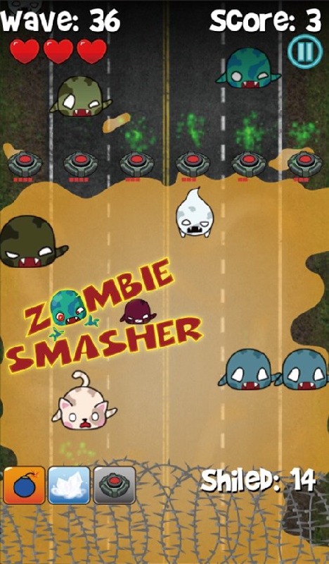 粉碎機僵尸 Zombie Smasher截圖5