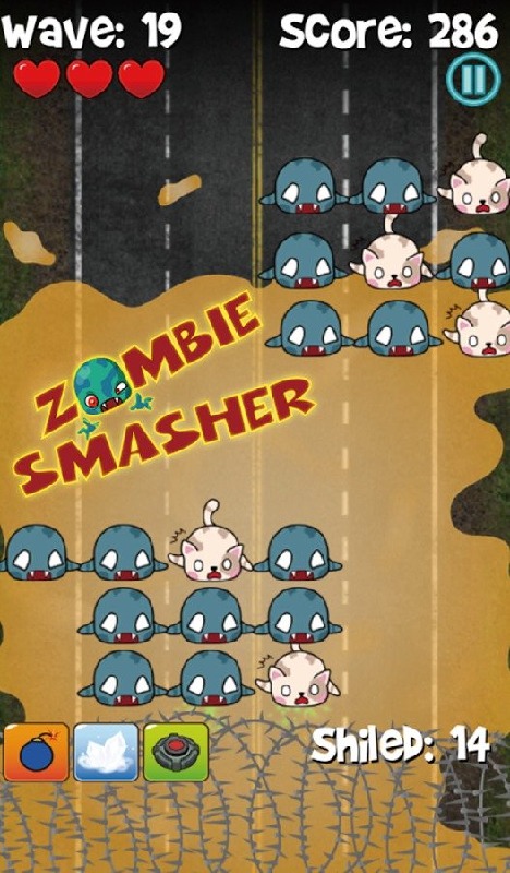 粉碎機僵尸 Zombie Smasher截圖3