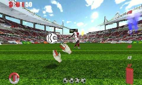 守门员的足球比赛3D截图3