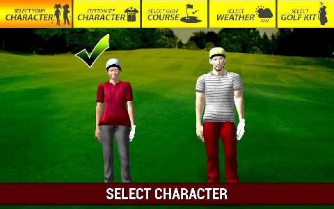 职业高尔夫玩3D截图4