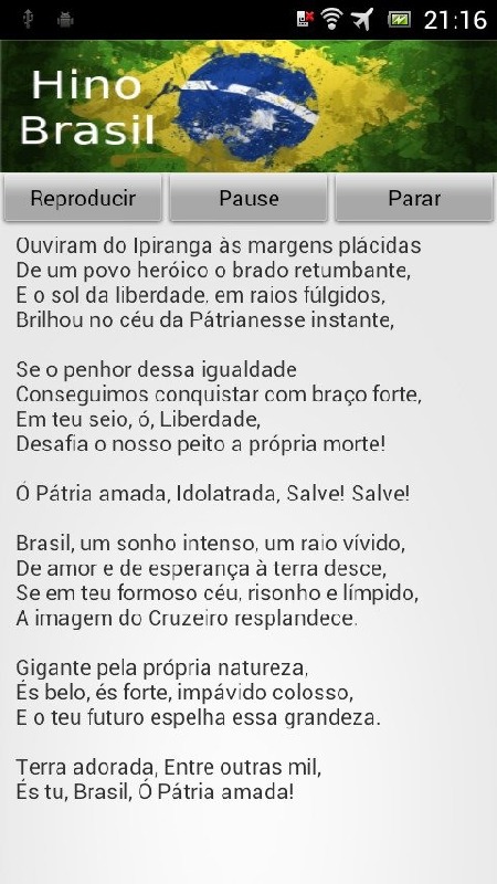 巴西国歌截图1