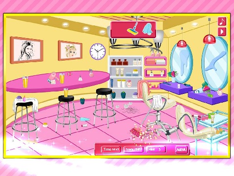 公主清洁房间游戏截图1