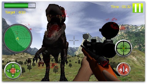 丛林狩猎恐龙 - 3D截图1