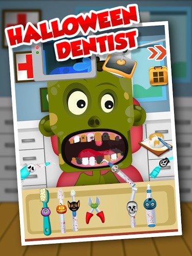 万圣节牙医 - 儿童游戏截图5