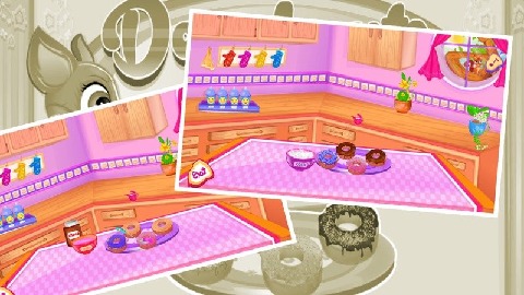 甜甜圈生产商 - 烹饪游戏截图1