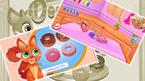 甜甜圈生产商 - 烹饪游戏截图