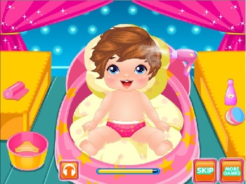 新鲜的宝宝洗澡游戏截图4