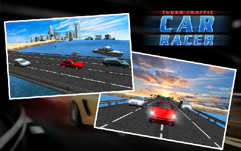 交通賽車和賽車3D CAR RACER 3D截圖5