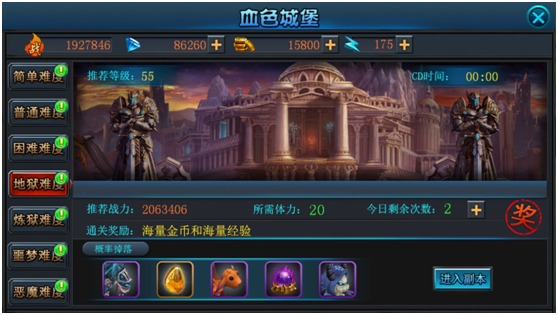 《战神之剑》之血色城堡攻略
