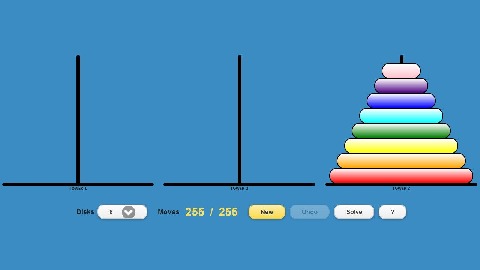 漢諾塔（拖放）截圖2