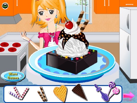 冰淇淋蛋糕女孩子的游戏截图5
