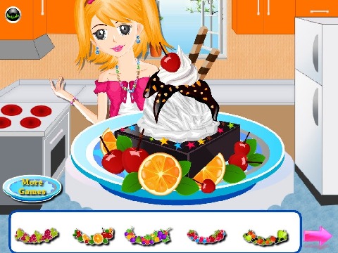 冰淇淋蛋糕女孩子的游戏截图4