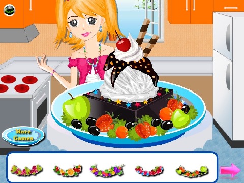 冰淇淋蛋糕女孩子的游戏截图3