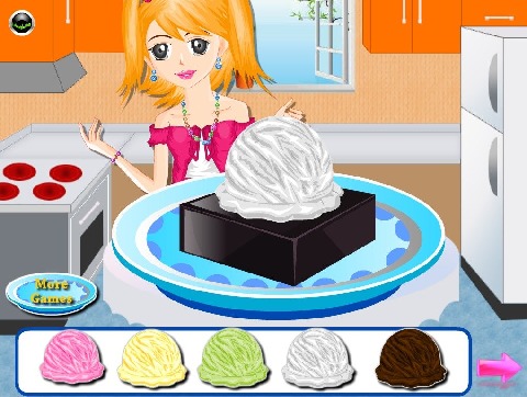 冰淇淋蛋糕女孩子的游戏截图2