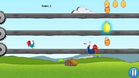 瘋狂的小雞快跑：瘋狂的遊戲截图