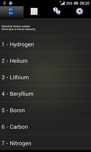 元素周期表app截圖2
