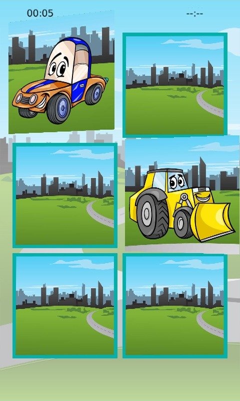 Cars Memory Puzzle截图5