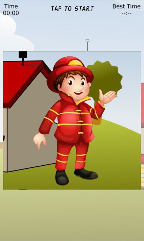 Fireman Samy Sliding Puzzle截图5