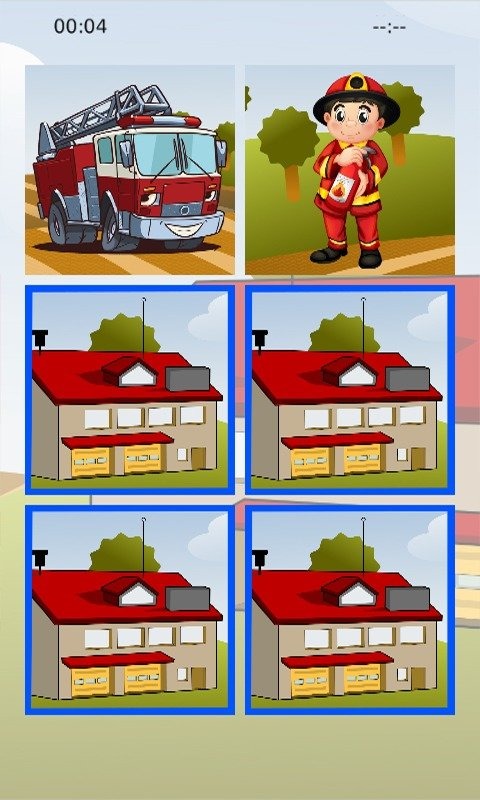 Fireman Samy Memory Puzzle截图5