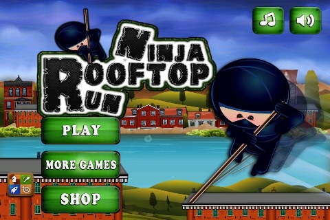 Ninja Rooftop Run, Mini Rush截图5