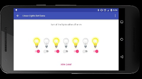 Linear Lights Out Game截圖1