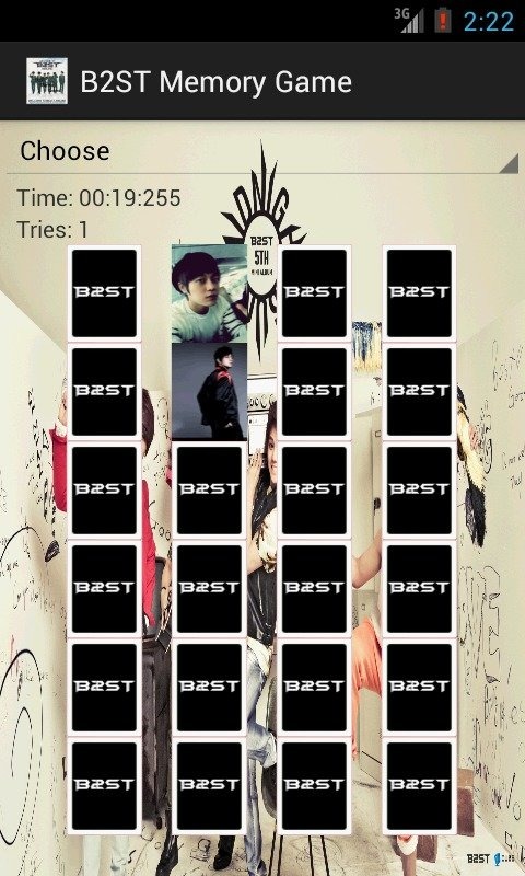 B2ST Memory Game截圖