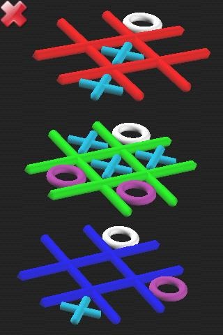 Tic Tac Toe 3D Free截图4