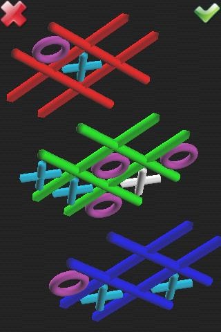 Tic Tac Toe 3D Free截图2