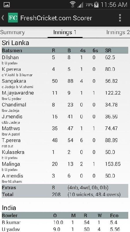 Yorker.me Cricket Scorer截图1