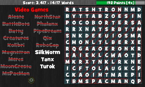 WordSearch Hunter Free截图5