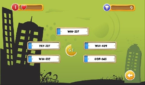 License Plates Game截图5