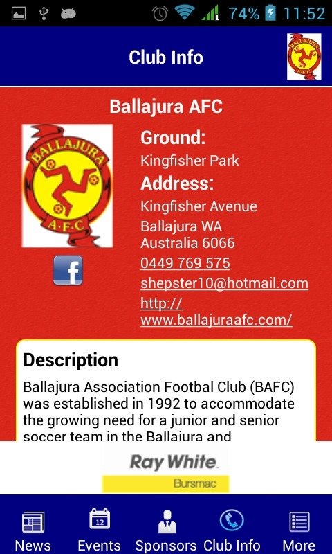 Ballajura AFC截圖1