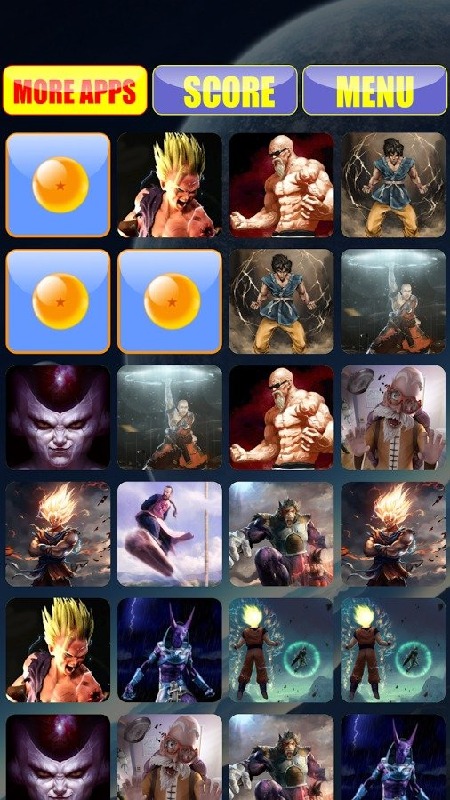 DBZ real memory game截图3