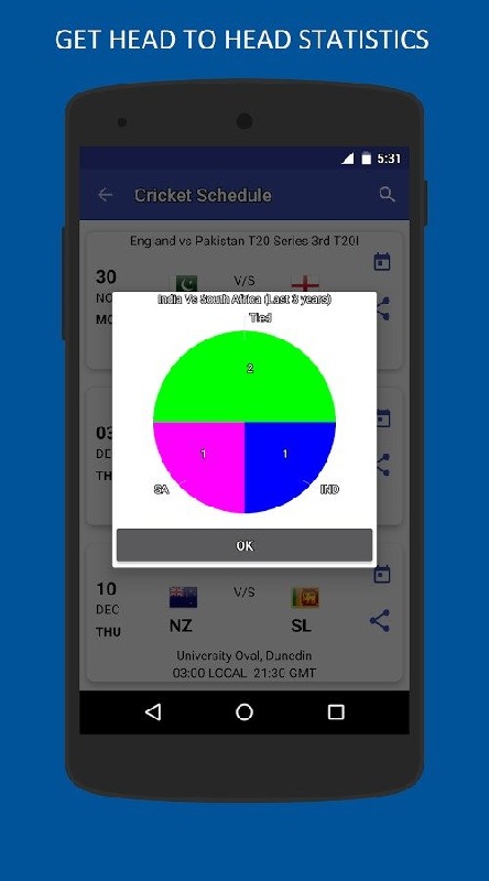 Cricket Schedule截图4