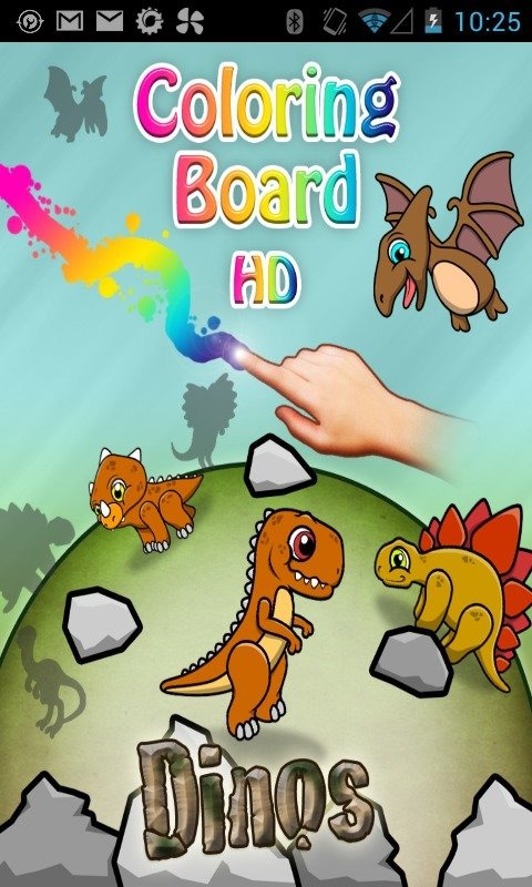 Coloring Board Dinosaurus HD截图5